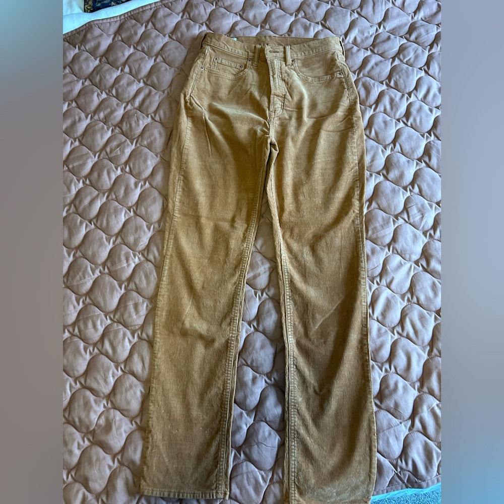 Gap Cigarette High Rise Cords, size 8 Tall